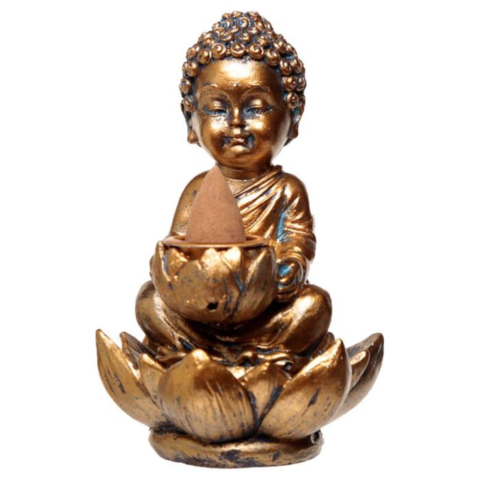 Puckator - Small Buddha and Lotus Backflow Incense Burner